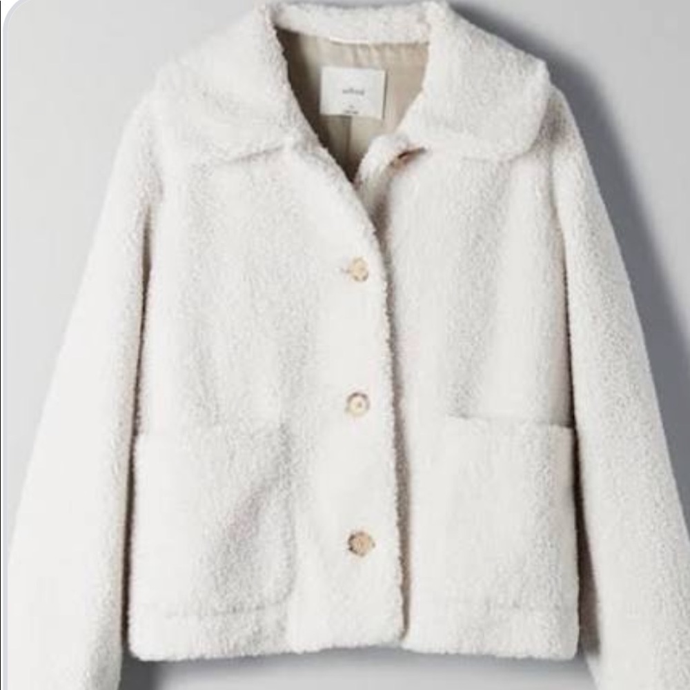 Wilfred Sherpa/Teddy Jacket from Aritzia
